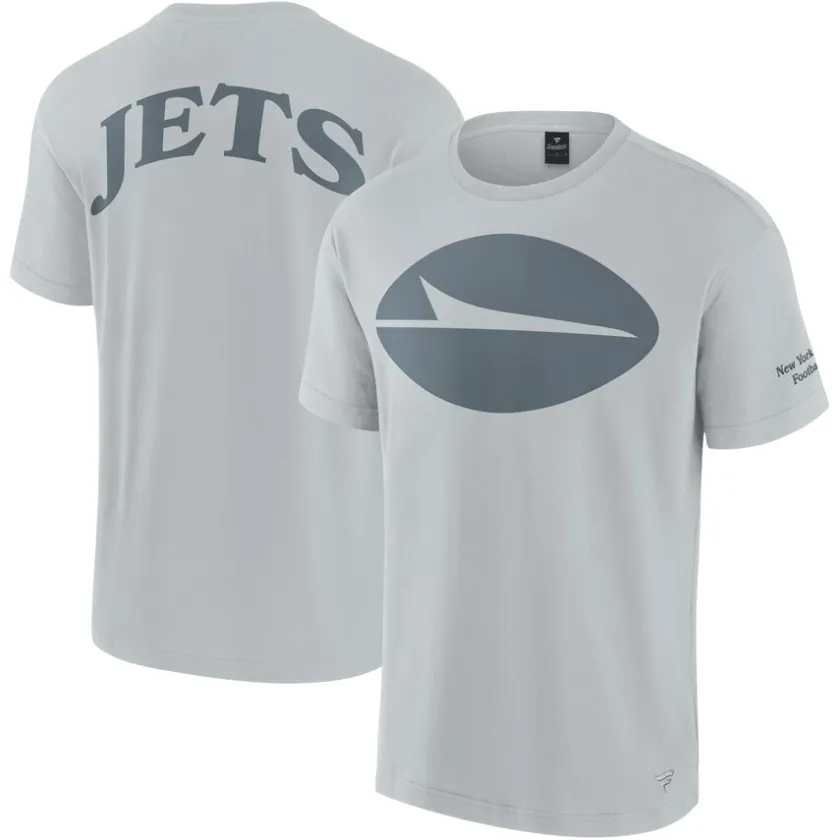 T-Shirts|Women^New York Jets Unisex Fanatics Gray Elements Iconic T-Shirt