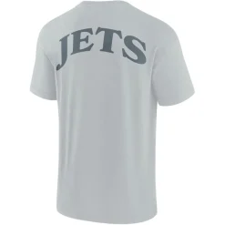 T-Shirts|Women^New York Jets Unisex Fanatics Gray Elements Iconic T-Shirt