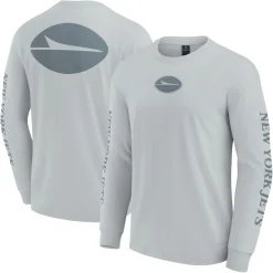 T-Shirts|Men^New York Jets Unisex Fanatics Gray Elements Strive Long Sleeve T-Shirt