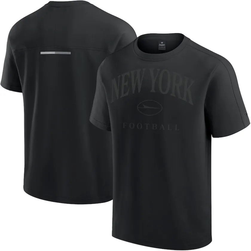 T-Shirts|Women^New York Jets Unisex Fanatics Black Elements Heavyweight Tri-Blend T-Shirt