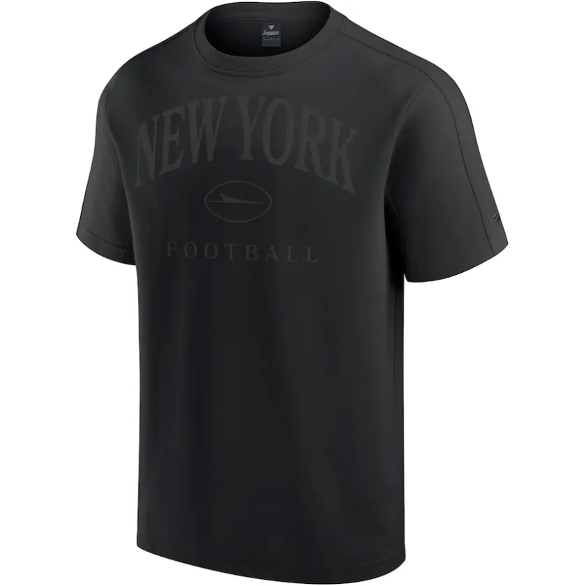 T-Shirts|Women^New York Jets Unisex Fanatics Black Elements Heavyweight Tri-Blend T-Shirt