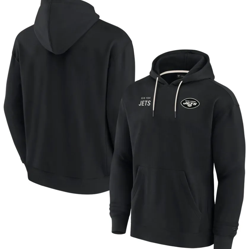 Sweatshirts & Fleece|Women^New York Jets Unisex Fanatics Black Elements Super Soft Fleece Pullover Hoodie