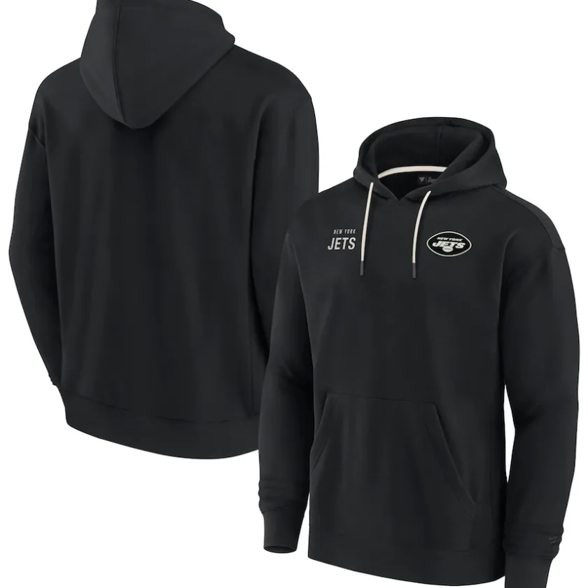 Sweatshirts & Fleece|Women^New York Jets Unisex Fanatics Black Elements Super Soft Fleece Pullover Hoodie