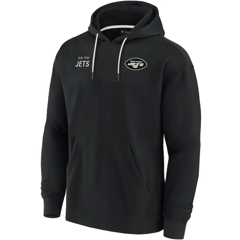 Sweatshirts & Fleece|Women^New York Jets Unisex Fanatics Black Elements Super Soft Fleece Pullover Hoodie