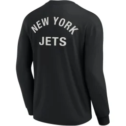 T-Shirts|Men^New York Jets Unisex Fanatics Black Elements Super Soft Long Sleeve T-Shirt