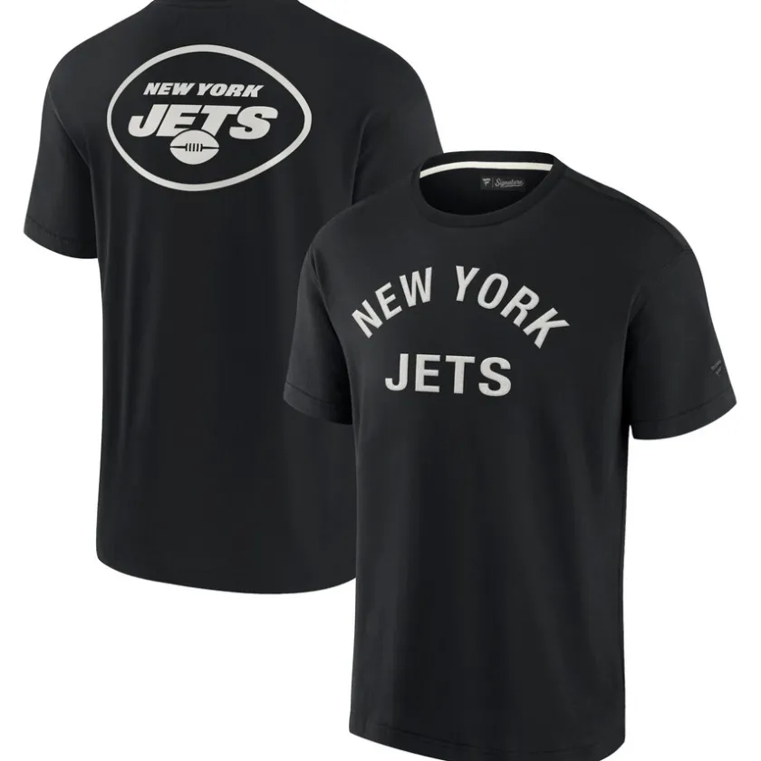 T-Shirts|Women^New York Jets Unisex Fanatics Black Elements Super Soft Short Sleeve T-Shirt