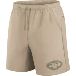 Shorts & Pants|Shorts & Pants^New York Jets Unisex Fanatics Khaki Elements Super Soft Fleece Shorts