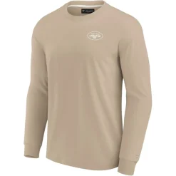 T-Shirts|Men^New York Jets Unisex Fanatics Khaki Elements Super Soft Long Sleeve T-Shirt