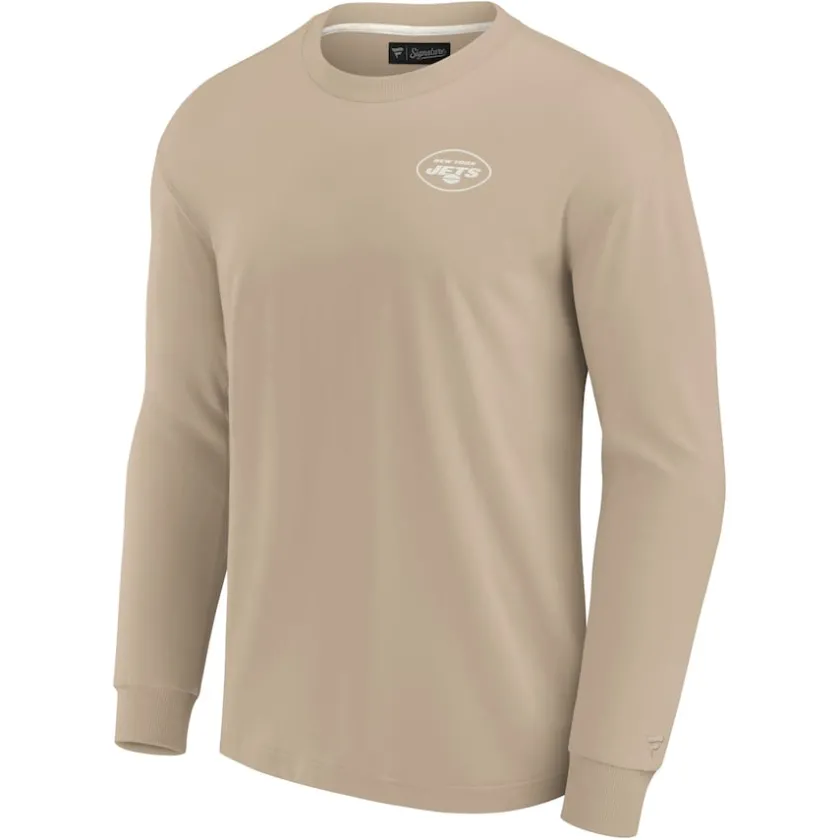 T-Shirts|Men^New York Jets Unisex Fanatics Khaki Elements Super Soft Long Sleeve T-Shirt