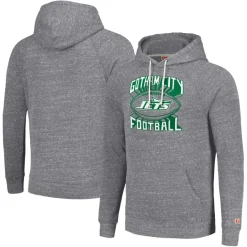 Sweatshirts & Fleece|Men^New York Jets Unisex Homage Gray Hyperlocal Raglan Pullover Hoodie