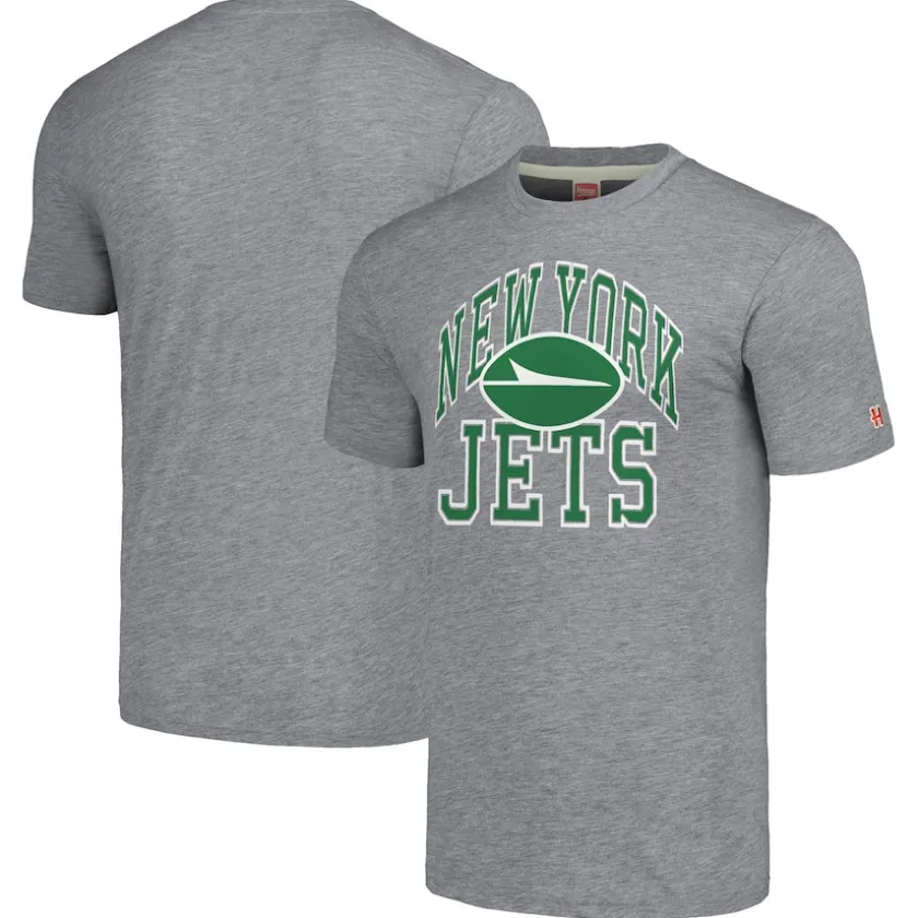 T-Shirts|Women^New York Jets Unisex Homage Gray Arch T-Shirt