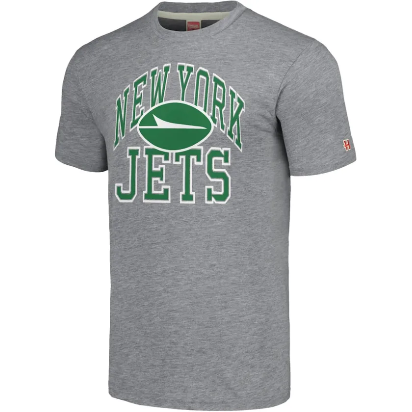 T-Shirts|Women^New York Jets Unisex Homage Gray Arch T-Shirt