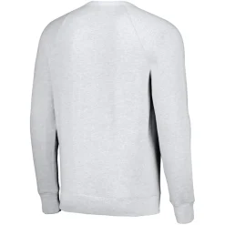 Sweatshirts & Fleece|Men^New York Jets Unisex Homage White Crest Tri-Blend Crewneck Pullover Sweatshirt