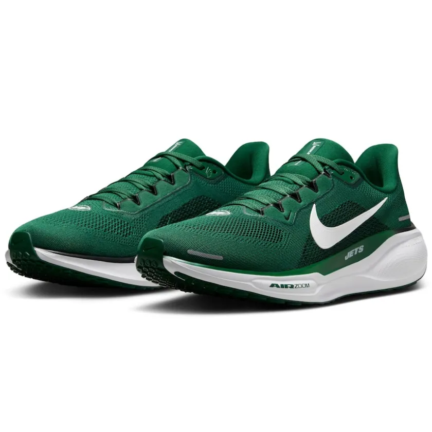 Shoes & Socks|Shoes & Socks^New York Jets Unisex Nike Green Zoom Pegasus 41 Running Shoes