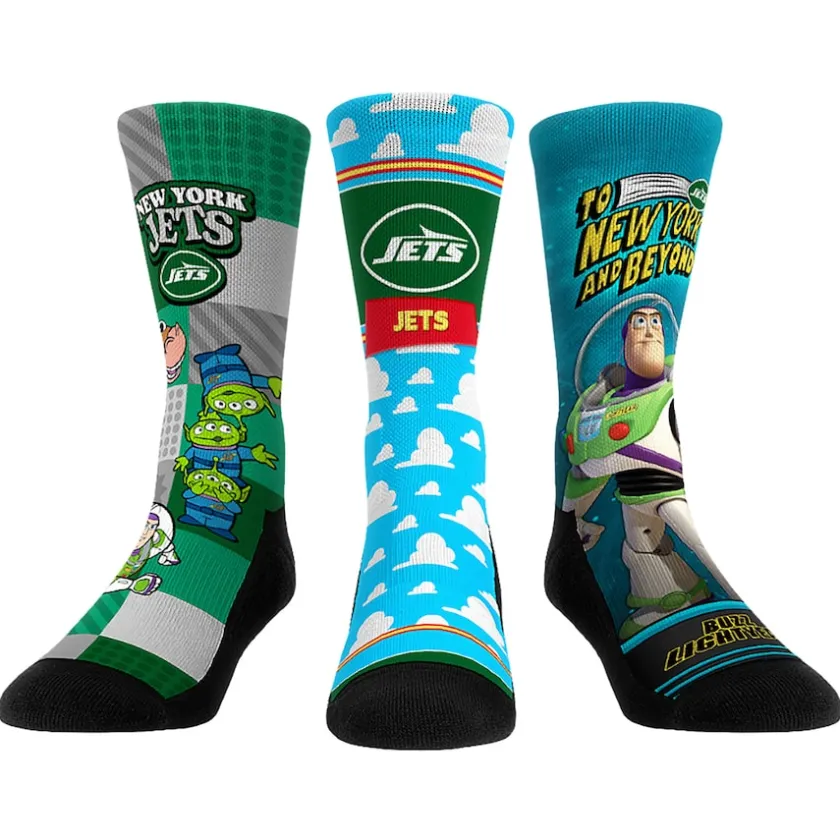 Shoes & Socks|Shoes & Socks^New York Jets Unisex Rock Em Socks Toy Story 3-Pack Crew Socks