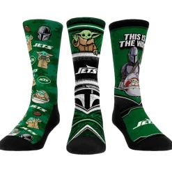 Shoes & Socks|Shoes & Socks^New York Jets Unisex Rock Em Socks 3-Pack Mandalorian Crew Socks