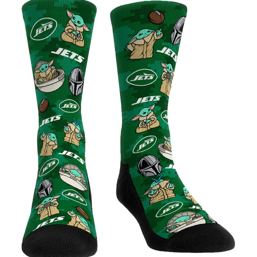 Shoes & Socks|Shoes & Socks^New York Jets Unisex Rock Em Socks 3-Pack Mandalorian Crew Socks