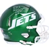 Autographed Items|Helmets^New York Jets Vinny Testaverde Autographed Riddell Speed Authentic Helmet With Monday Night Miracle Inscriptions - Limited Edition #12/12