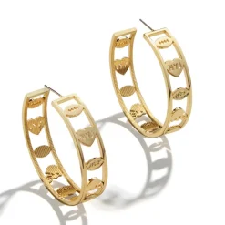 Accessories|Jewelry^New York Jets WEAR By Erin Andrews X Baublebar Motif Hoop Earrings