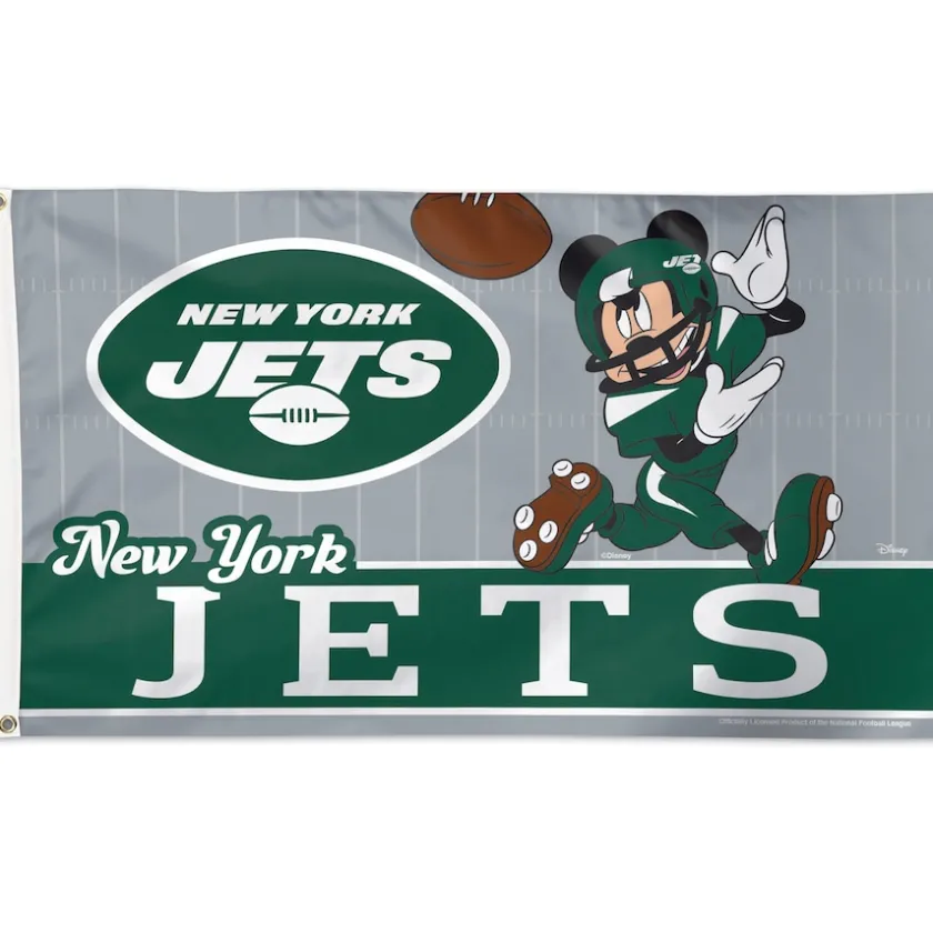 Wall Art^New York Jets WinCraft 3' X 5' Disney One-Sided Flag