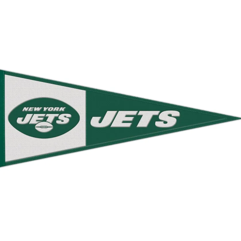 Wall Art^New York Jets WinCraft 13" X 32" Wool Primary Logo Pennant