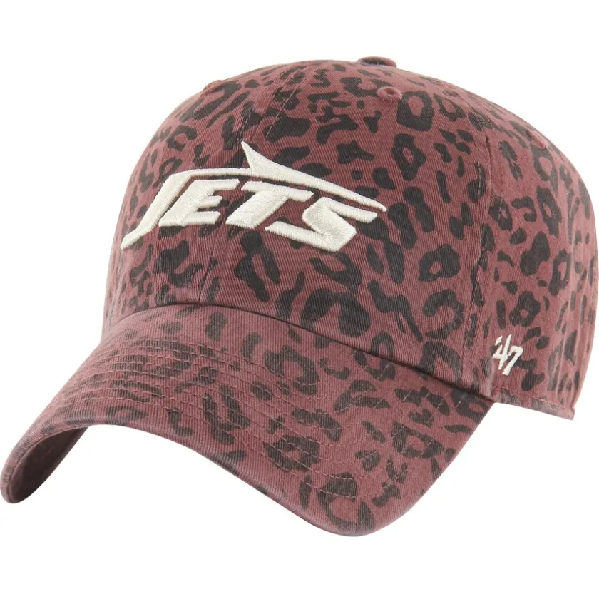 Hats|Women^New York Jets Women's '47 Brown Tawny Clean Up Adjustable Hat