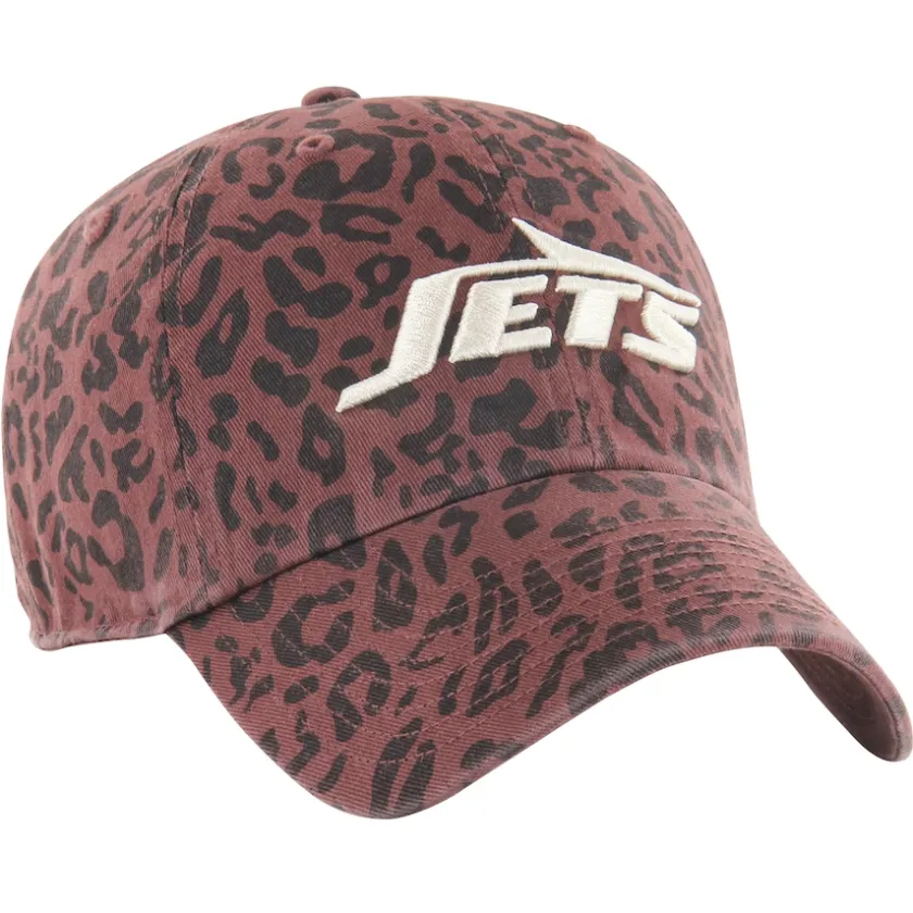 Hats|Women^New York Jets Women's '47 Brown Tawny Clean Up Adjustable Hat