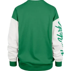 Sweatshirts & Fleece|Women^New York Jets Women's '47 Green Double Header Rise Andie Pullover Sweatshirt