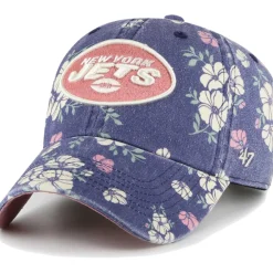 Hats|Women^New York Jets Women's '47 Navy Primrose Clean Up Adjustable Hat