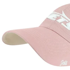 Hats|Women^New York Jets Women's '47 Pink Ballpark Cheer Dusty Rose Clean Up Adjustable Hat