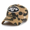 Hats|Women^New York Jets Women's '47 Tan Rosette Clean Up Adjustable Hat