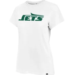 T-Shirts|Women^New York Jets Women's '47 White Premier Frankie T-Shirt
