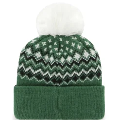 Hats|Women^New York Jets Women's '47 Green Elsa Cuffed Knit Hat With Pom