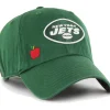 Hats|Women^New York Jets Women's '47 Green Confetti Icon Clean Up Adjustable Hat