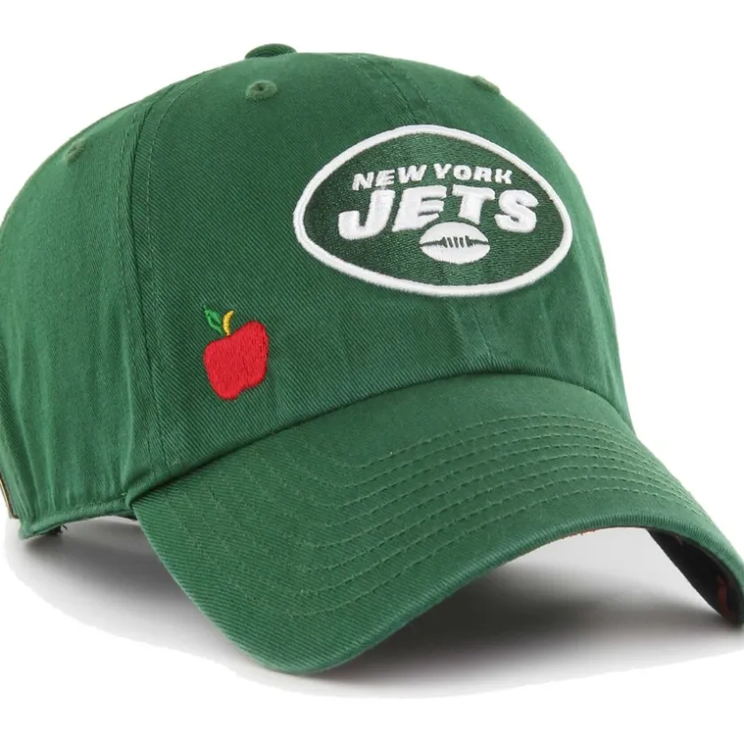 Hats|Women^New York Jets Women's '47 Green Confetti Icon Clean Up Adjustable Hat