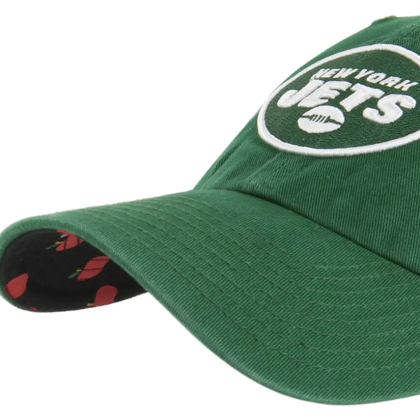 Hats|Women^New York Jets Women's '47 Green Confetti Icon Clean Up Adjustable Hat