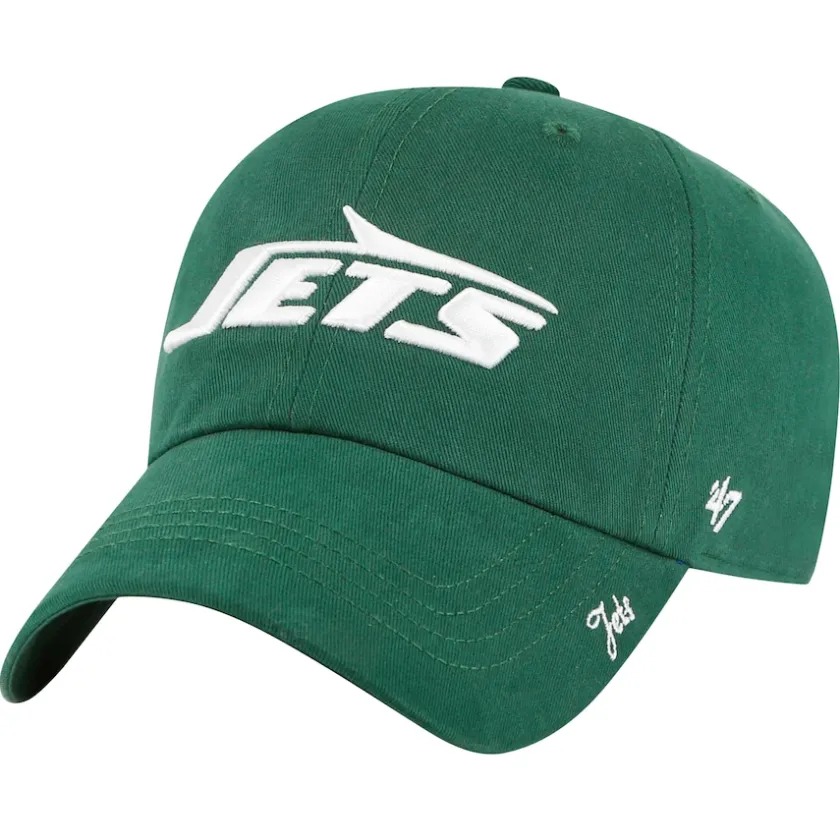 Hats|Women^New York Jets Women's '47 Green Miata Clean Up Adjustable Hat