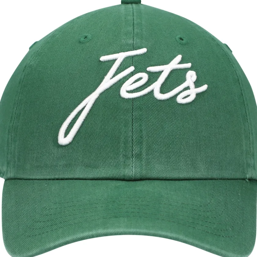 Hats|Women^New York Jets Women's '47 Green Vocal Clean Up Adjustable Hat