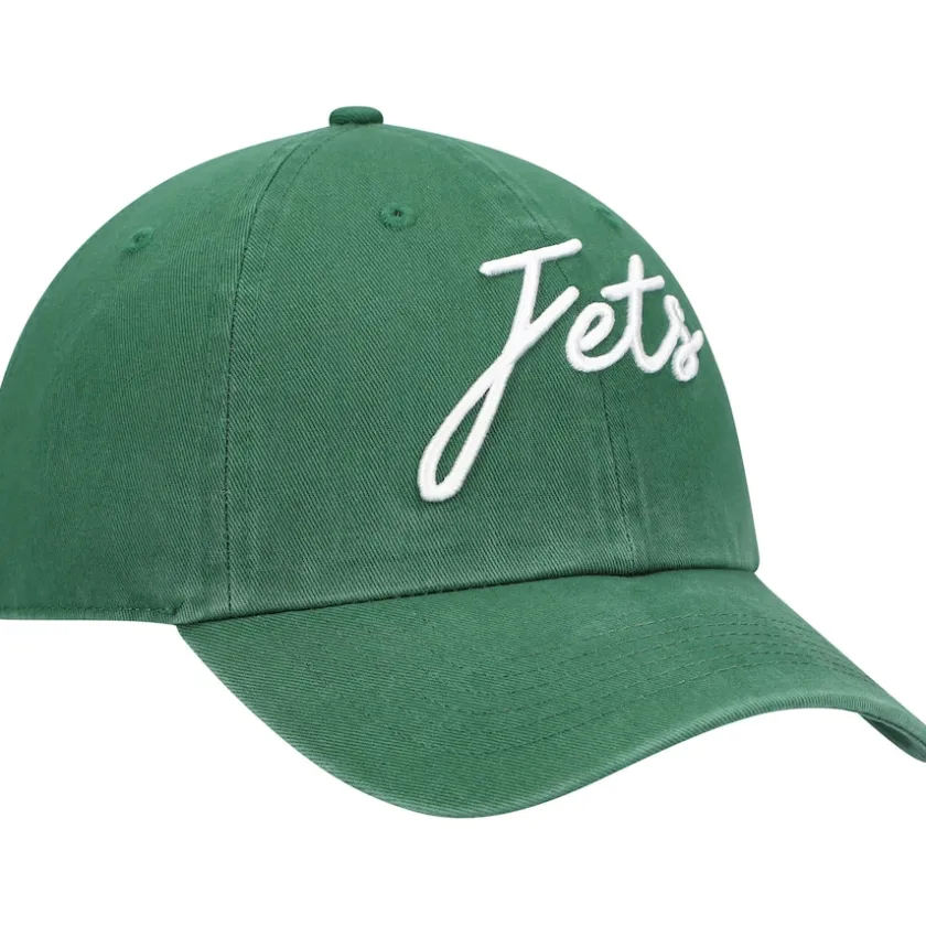 Hats|Women^New York Jets Women's '47 Green Vocal Clean Up Adjustable Hat
