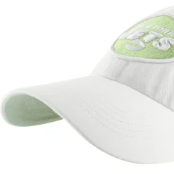 Hats|Women^New York Jets Women's '47 White Ballpark Cheer Clean Up Adjustable Hat