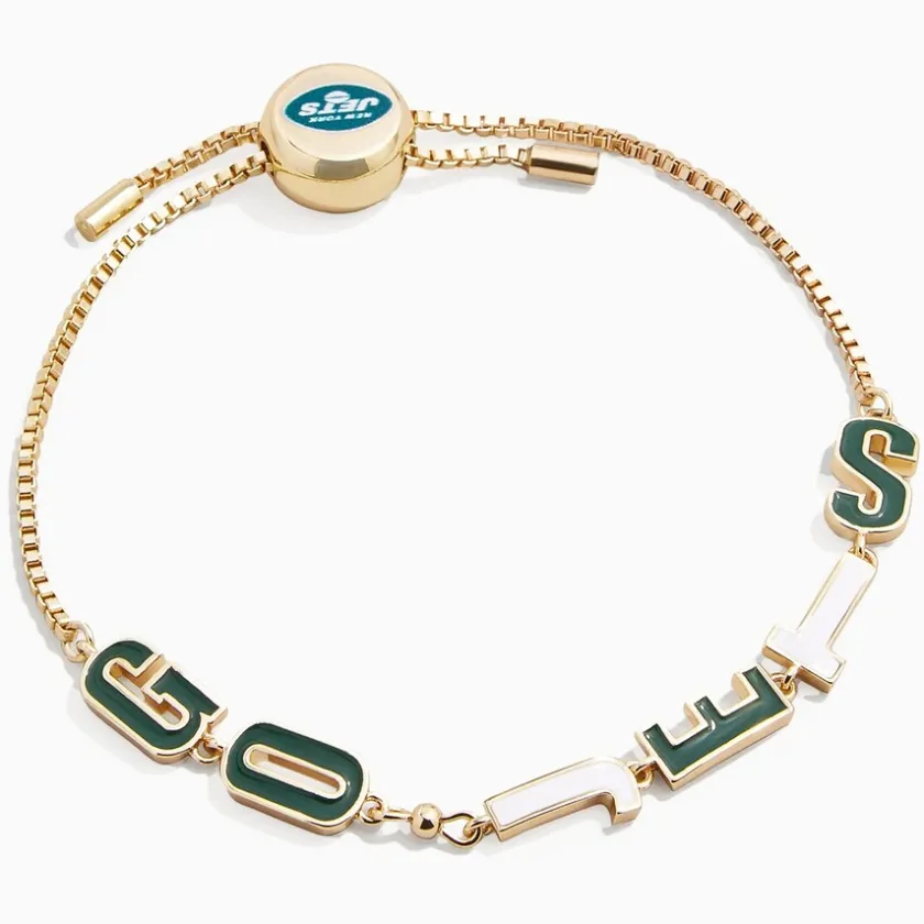 Accessories|Jewelry^New York Jets Women's BaubleBar Slogan Pull-Tie Bracelet