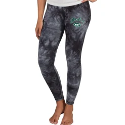 Shorts & Pants^New York Jets Women's Concepts Sport Black Burst Tie Dye Leggings