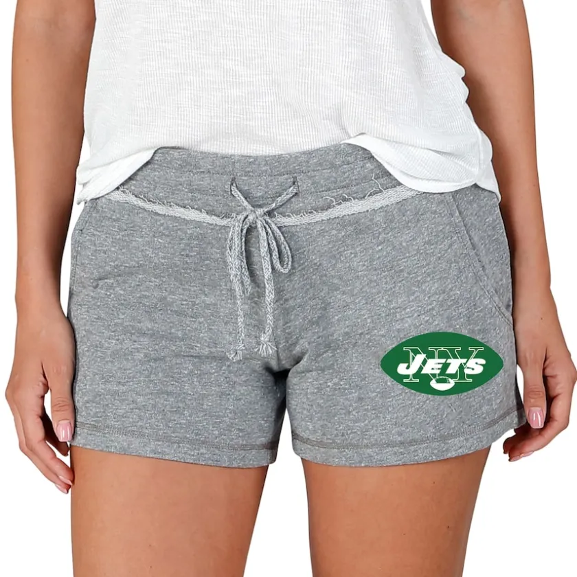 Shorts & Pants^New York Jets Women's Concepts Sport Gray Mainstream Terry Lounge Shorts