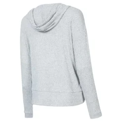 Underwear & Sleepwear^New York Jets Women's Concepts Sport Gray Juniper Long Sleeve Hoodie T-Shirt & Shorts Set
