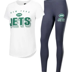 Underwear & Sleepwear^New York Jets Women's Concepts Sport Sonata T-Shirt & Leggings Lounge Set
