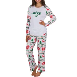 Underwear & Sleepwear^New York Jets Women's Concepts Sport Tidings Knit Long Sleeve Top & Pants Set