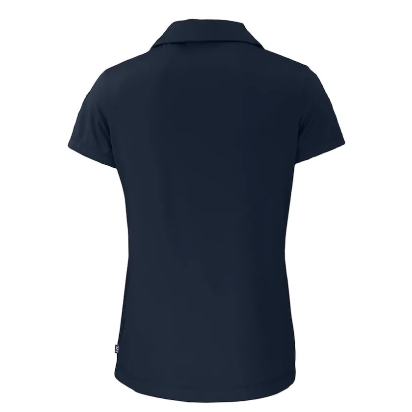Polos^New York Jets Women's Cutter & Buck Navy Daybreak Eco Recycled V-neck Polo