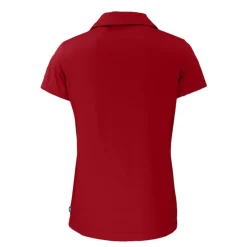 Polos^New York Jets Women's Cutter & Buck Red Americana Daybreak Eco Recycled V-Neck Polo