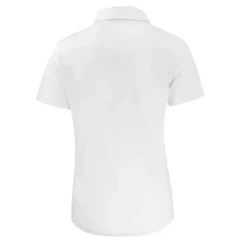 Polos^New York Jets Women's Cutter & Buck White Prospect Eco Textured Stretch Recycled Polo
