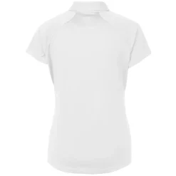 Polos^New York Jets Women's Cutter & Buck White Forge Stretch Polo